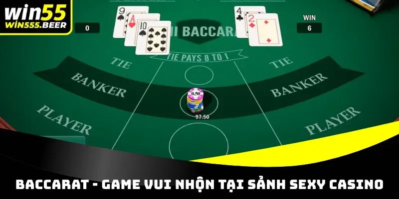 Baccarat - Game vui nhộn tại sảnh Sexy Casino